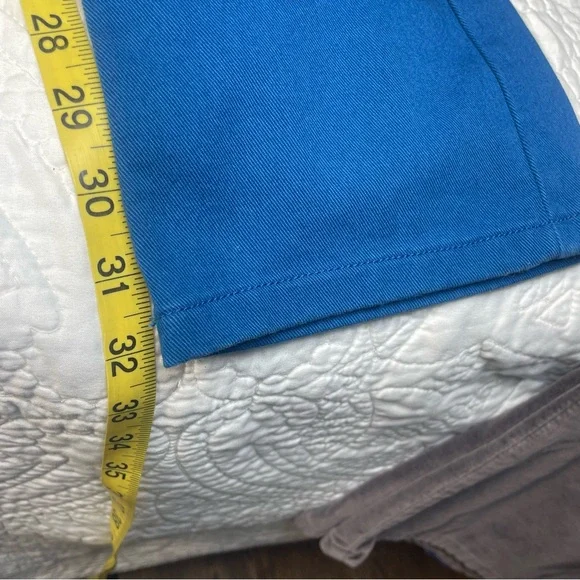 Yves Saint Laurent YSL Blue Straight Leg Jeans Low Rise Stretch Denim EU 36 US 6 - Picture 13 of 14